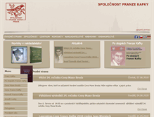 Tablet Screenshot of franzkafka-soc.cz
